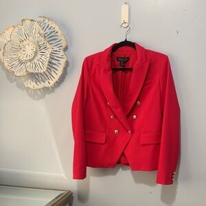 Rachel Zoe, hot pink double breasted blazer size small
